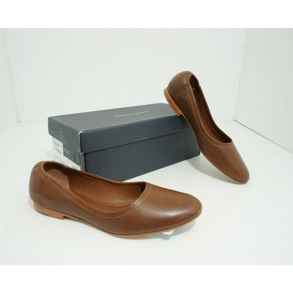 Bernardo Dina Women's Shoes Brown Leather Flats Size US 6 M - Picture 1 of 12